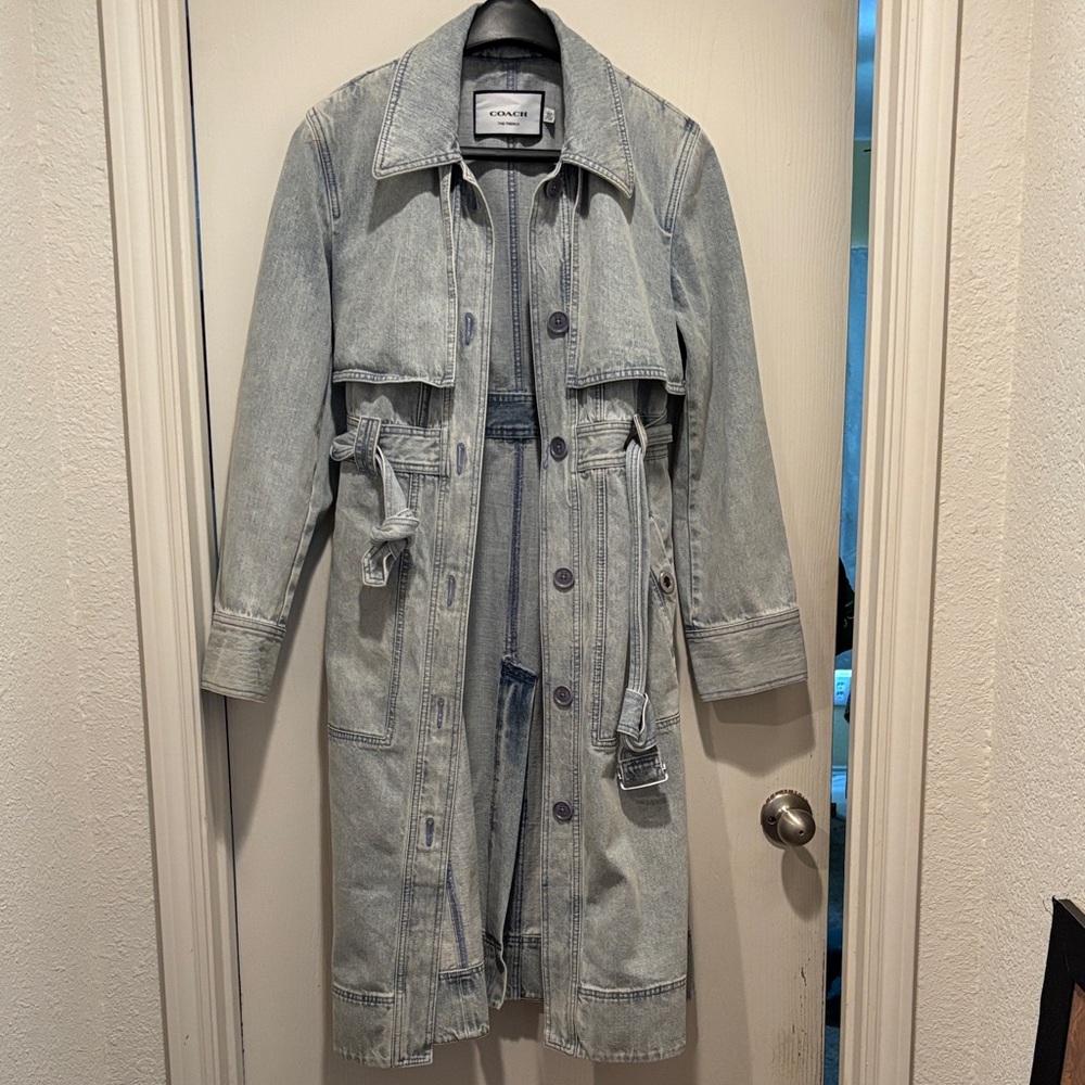 Coach Light Blue Denim Jacket